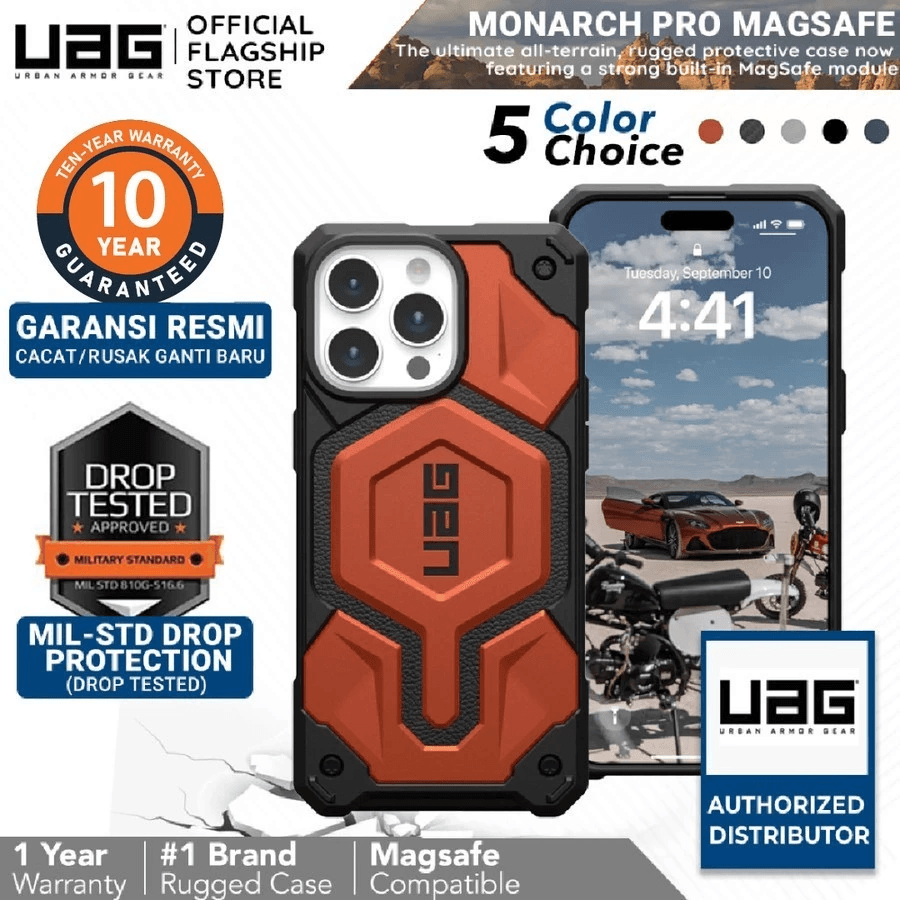 UAG Monarch Pro Case iPhone 15 Pro / 15 Pro Max ProMax - Magsafe Casing - SFI Group