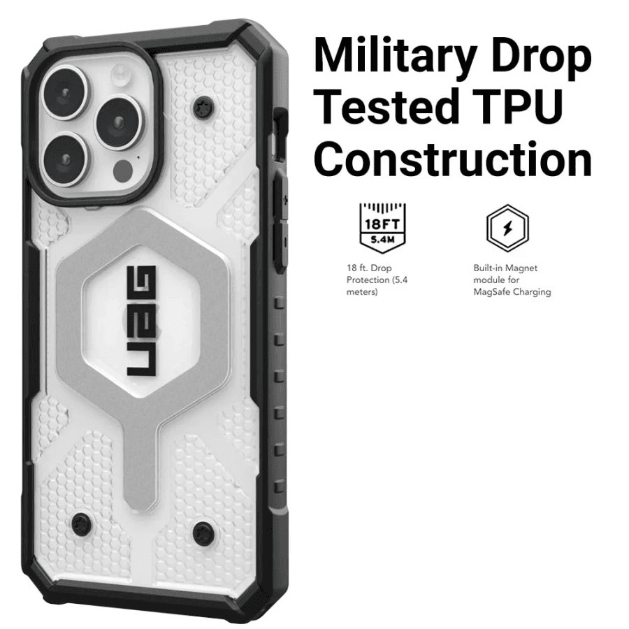 UAG Pathfinder Case iPhone 15 Pro / iPhone 15 Pro Max ProMax - Magsafe Clear Casing - SFI Group - 2