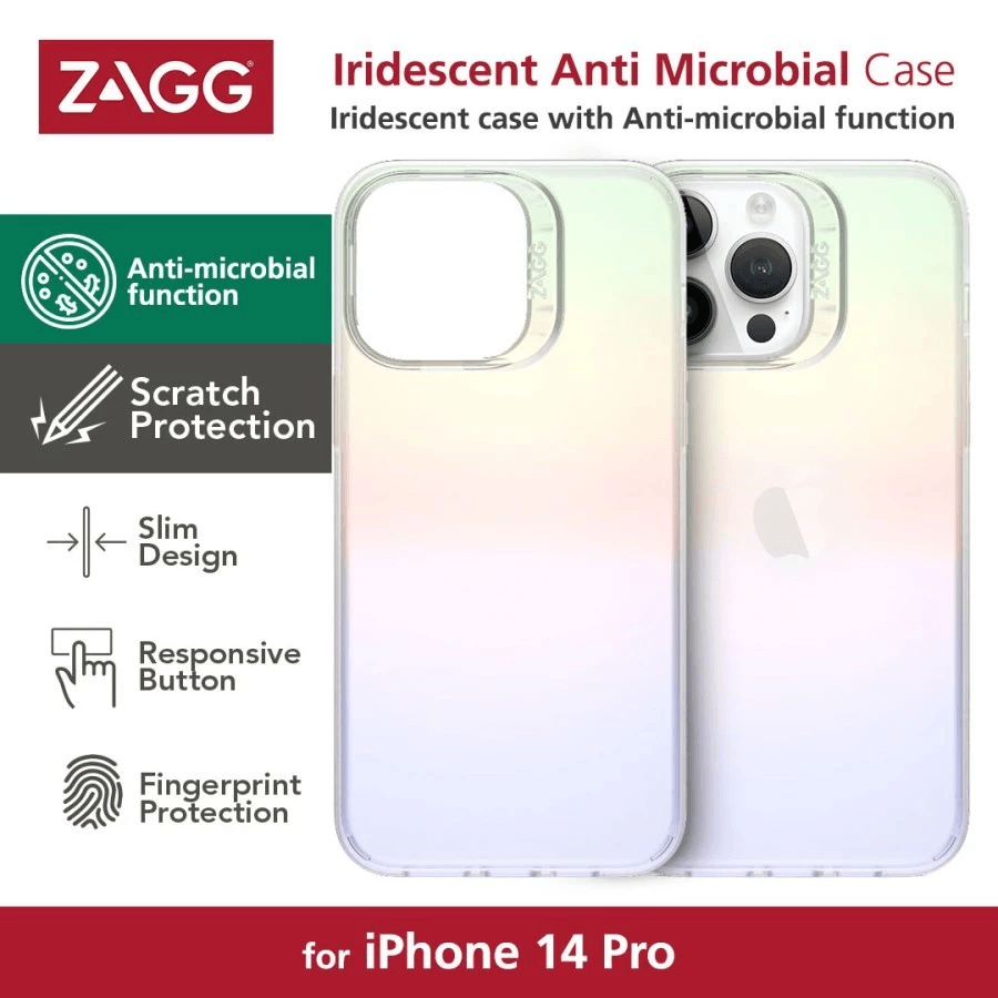 ZAGG Case For iPhone 14 / 14 Pro / 14 Pro Max Casing Hp Iridescent ProMax - SFI Group