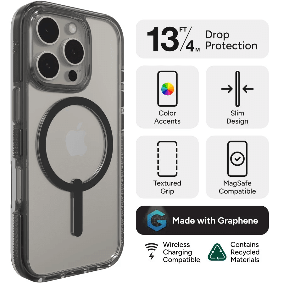ZAGG Case Magsafe For Iphone 16/16 Pro/16 Pro Max Snap Casing Santa Cruz Midnight ProMax - SFI Group - 2