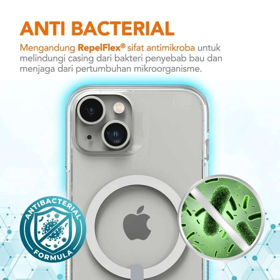 GEAR4 Case Magsafe Iphone 14/14 Pro/14 Pro Max Casing Hp Crystal Palace Clear Snap ProMax - SFI Group - 3