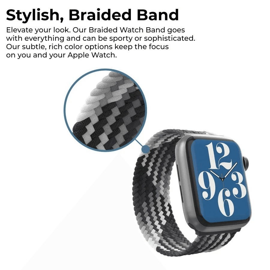 GEAR4 Strap Apple Watch Nylon Sport Loop Strap Watch Jam Tangan Smartwatch Braided 45mm/44mm/42mm - SFI Group - 2