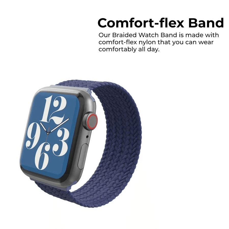 GEAR4 Strap Apple Watch Nylon Sport Loop Strap Watch Jam Tangan Smartwatch Braided 45mm/44mm/42mm - SFI Group - 3