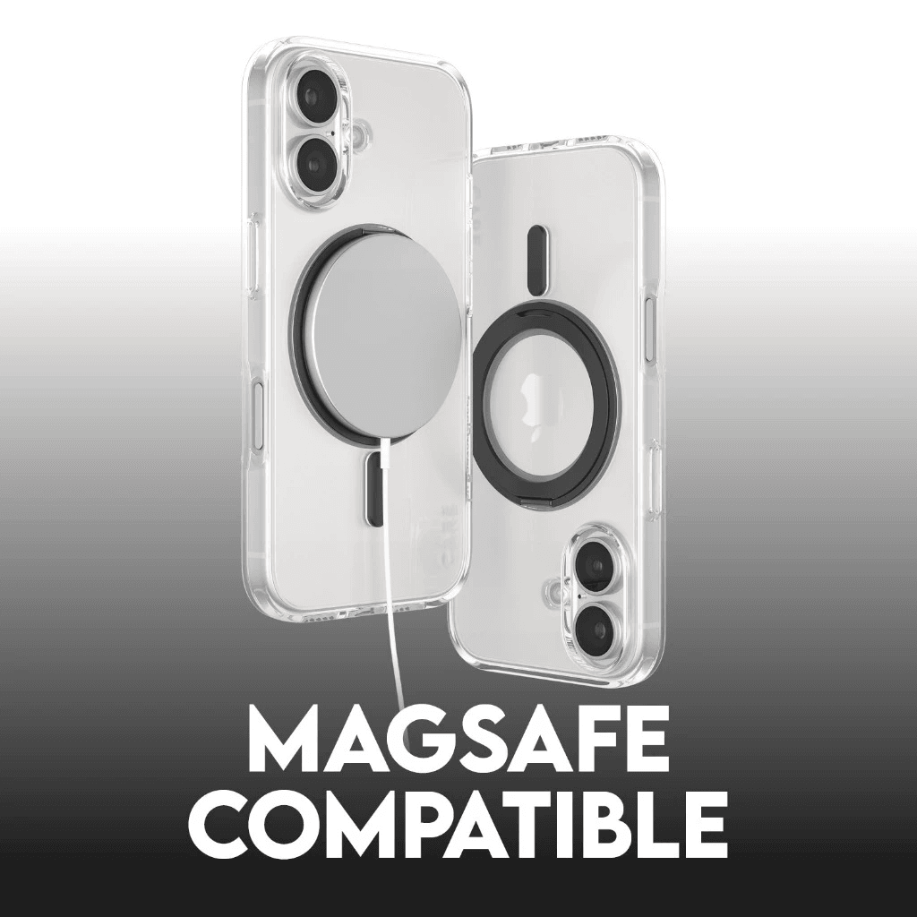 CARE by PanzerGlass MagSafe & Kickstand Case iPhone 16/16 Pro/16 Pro Max Feature Casing Kick Stand Transparent ProMax - SFI Group - 4