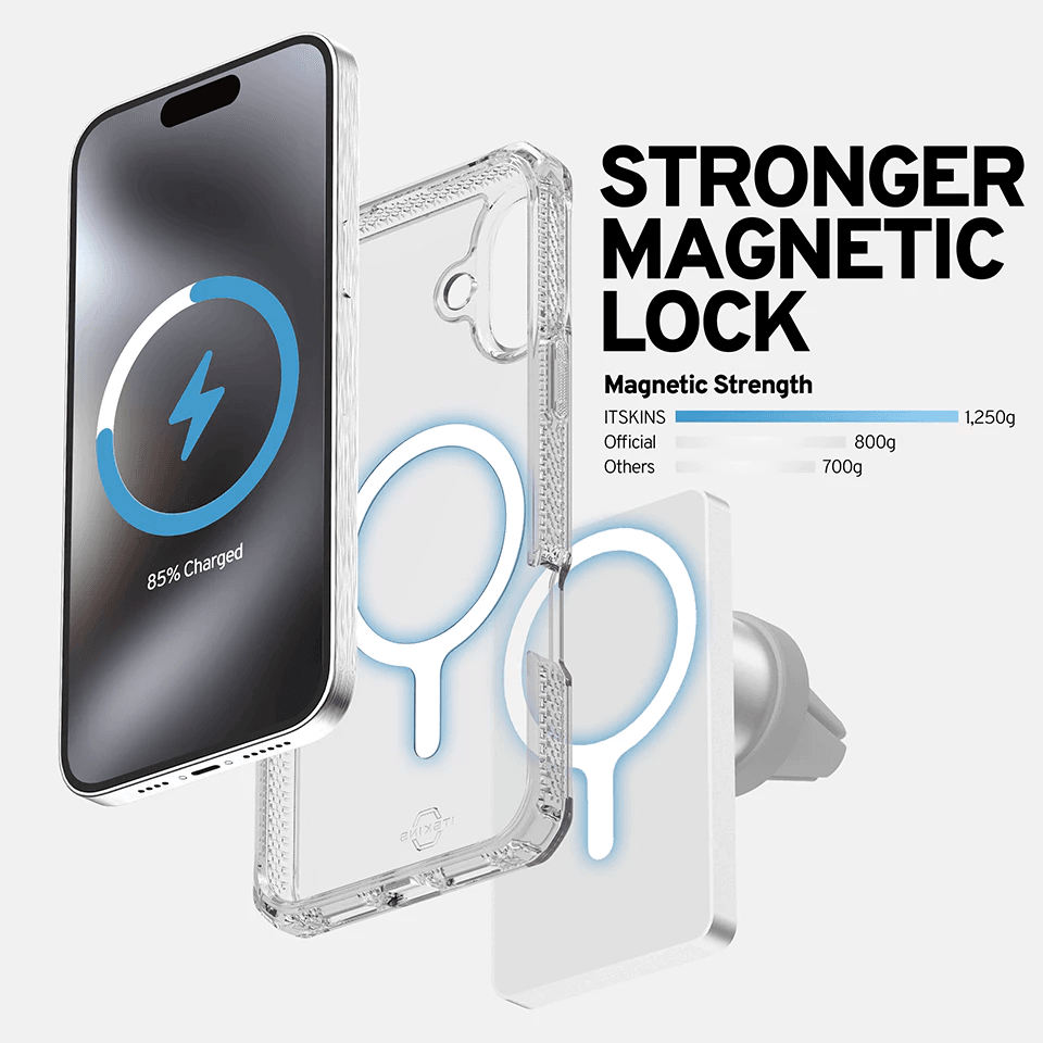 ITSKINS CASE FOR IPHONE 16 IPHONE 16 PRO IPHONE 16 PLUS IPHONE 16 PRO MAX ProMax MAGSAFE HYBRID TRANSPARENT - SFI Group - 5
