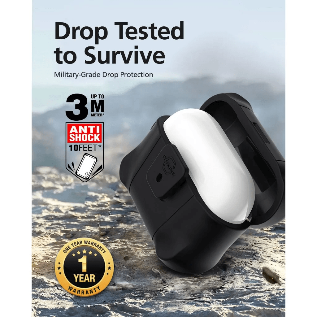 Case Airpods Pro Gen 2 / Pro 1 - ITSKINS Spectrum R // Solid Casing - SFI Group - 4