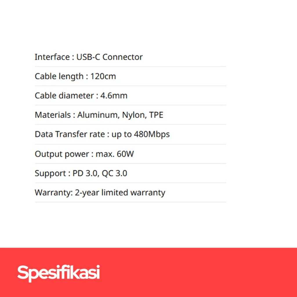 Verbatim Cable Charger Magnetic USB C To C Kevlar – Kabel Fast Charging 60W – 120 Cm - SFI Group - 5