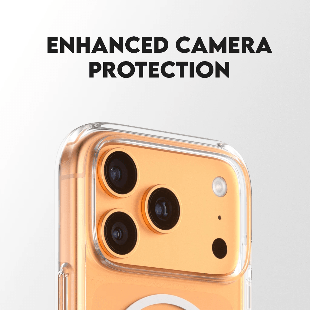 CARE by PanzerGlass Case For iPhone 17 17 Pro 17 Pro Max - Casing iPhone 17 ProMax - Flagship Case Urban Explorer With White MagSafe - Transparent - SFI Group - 2