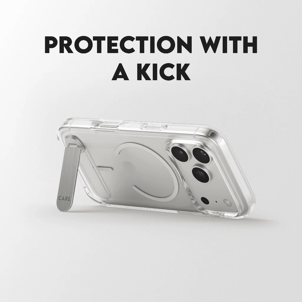 CARE by PanzerGlass Case For IPhone 17 17 Pro 17 Pro Max 17 Air Feature Casing With Kickstand & MagSafe ProMax - Kick Stand - Transparent - SFI Group - 3