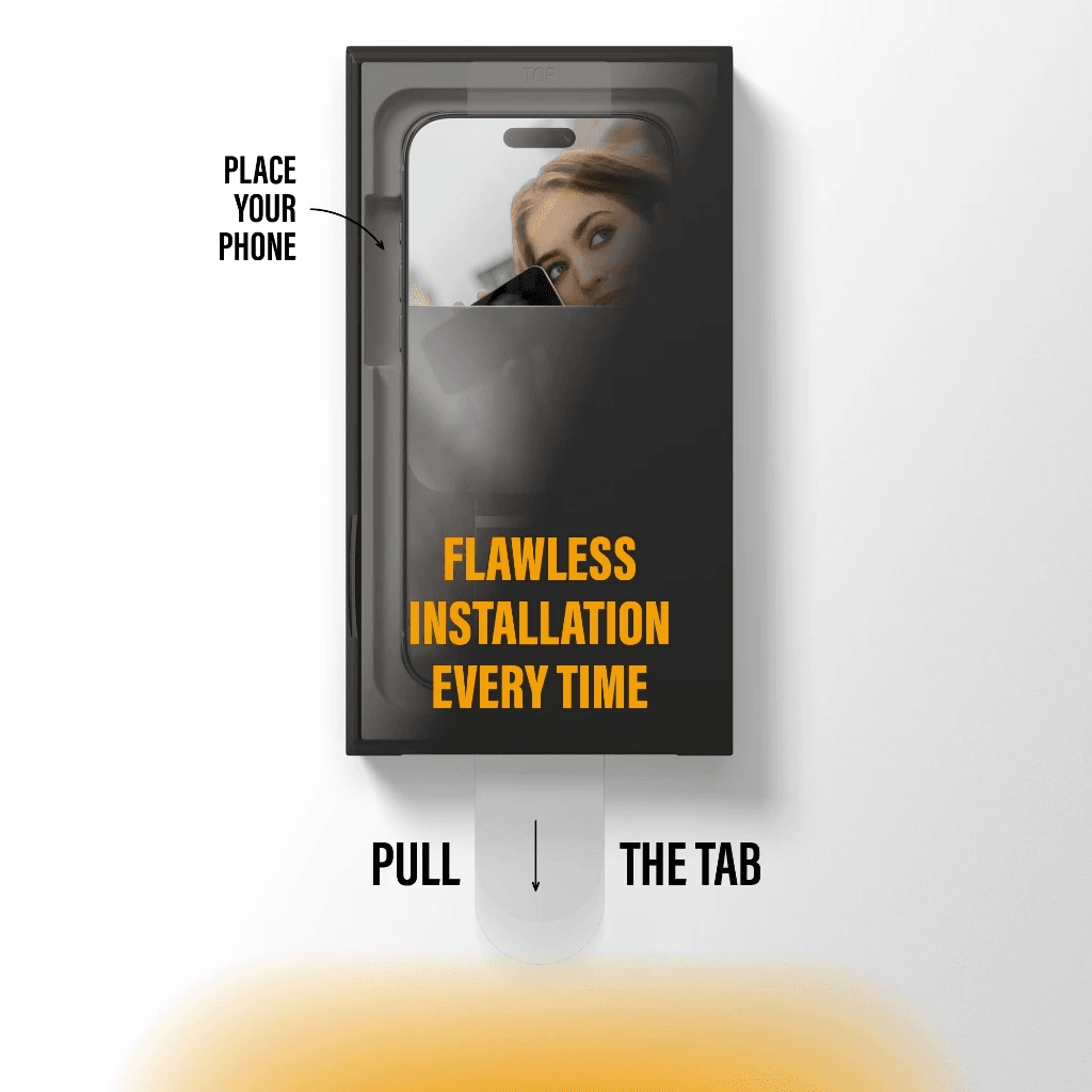 PanzerGlass Screen Protector For Iphone 1716 Pro 17 Pro 17 Pro Max 17 Air Privacy - Ultra Wide Fit ProMax - Tempered Glass - Anti Gores - With Black Frame - SFI Group - 4