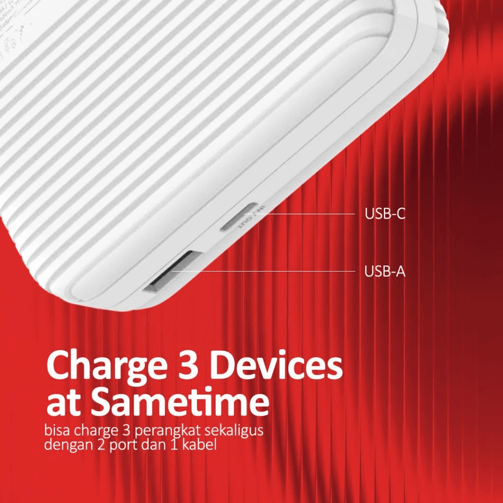 Adam Elements Vionta T1 Travel Powerbank 10.000mAh - With Built In–Cable Type C - Kabel USB-C - Power Bank 10000 mAh - SFI Group - 2