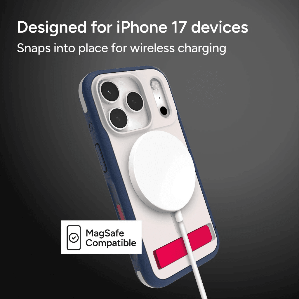 ZAGG Case For iPhone 17 Pro 17 Pro Max - Casing iPhone 17 ProMax - Sedona Snap Cases - Red Light and Blue - SFI Group - 3