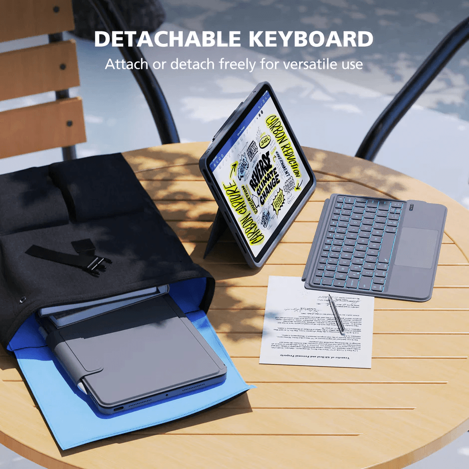 Micropack Multi-Device Bluetooth Keyboard for iPad AirPro 11 (Grey) - MTK-01 - SFI Group - 4