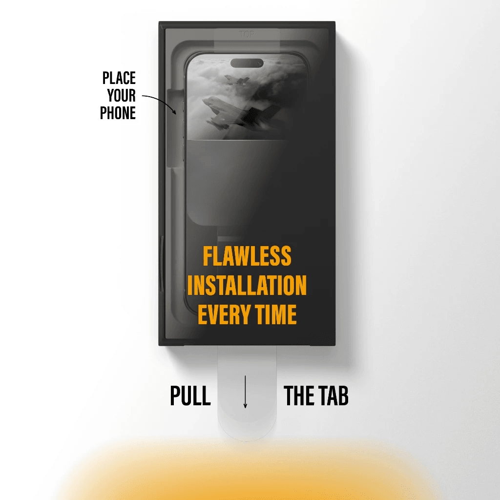 PanzerGlass Screen Protector iPhone 1717 Pro17 Pro Max1716 Pro - Stealth - Ultra Wide Fit - ProMax Tempered Glass - Anti Gores - SFI Group - 4