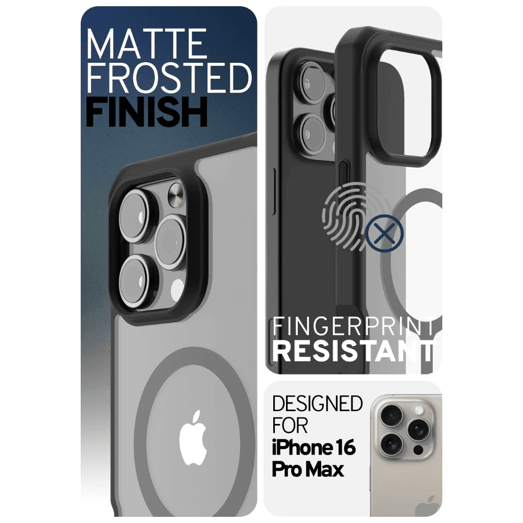 Case iPhone 16 Pro Max 16 Pro - ITSKINS HYBRID SOLID Magsafe Casing ProMax - SFI Group - 5