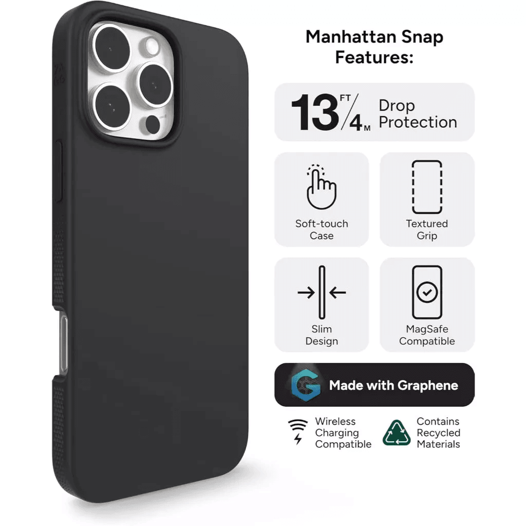 ZAGG - Case For Iphone 17 Pro - Casing Hp Snap - Manhattan - SFI Group - 4