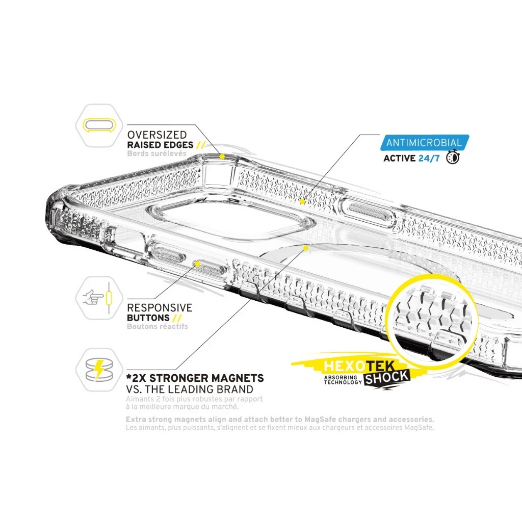 ITSKINS Case For iPhone 15 / 15 Pro / 15 Pro Max / 15 Plus - Supreme R CLEAR Casing Magsafe ProMax - SFI Group - 2