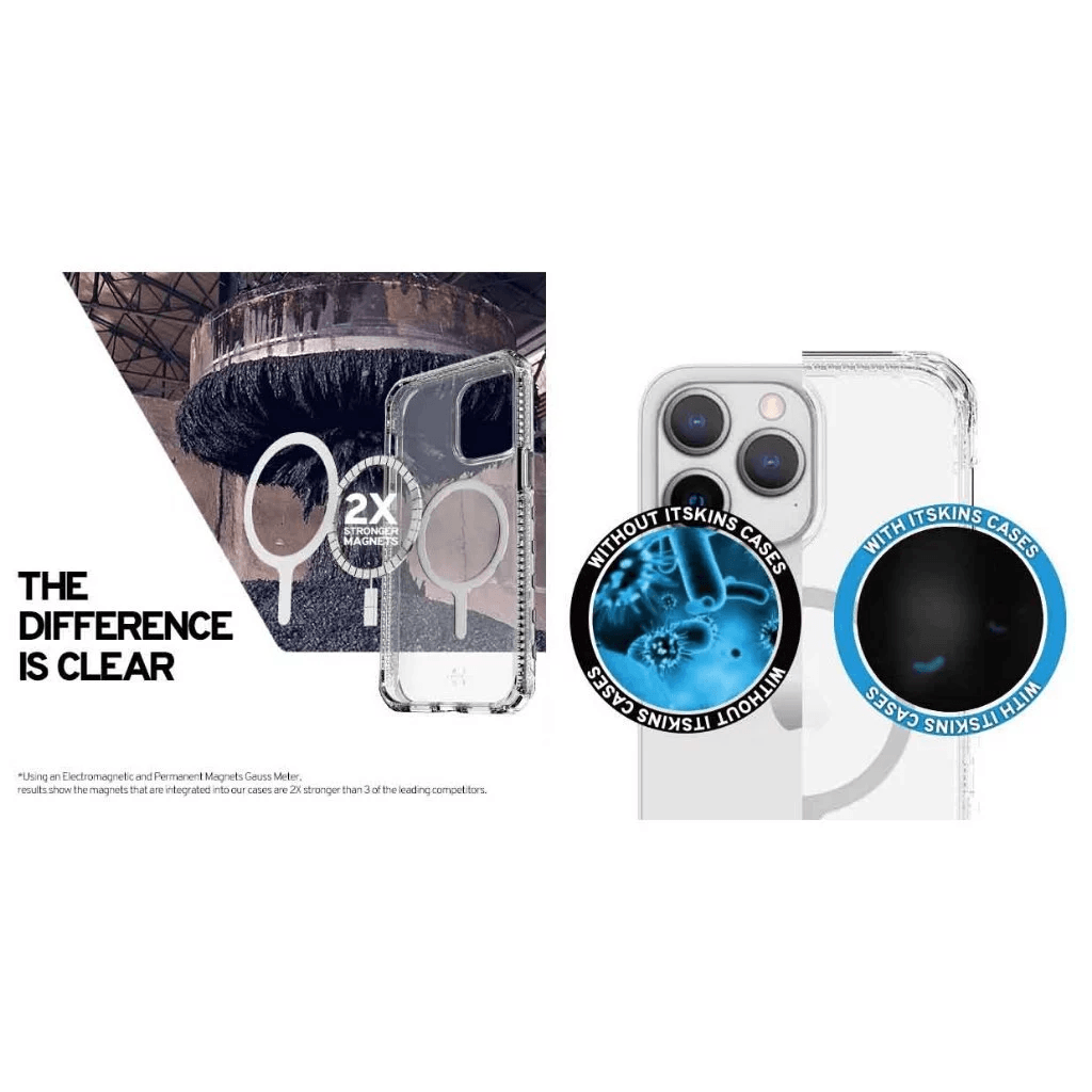 ITSKINS Case For iPhone 15 / 15 Pro / 15 Pro Max / 15 Plus - Supreme R CLEAR Casing Magsafe ProMax - SFI Group - 3