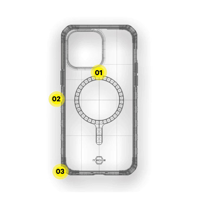 ITSKINS Case For iPhone 15 / 15 Pro / 15 Pro Max / 15 Plus - Supreme R CLEAR Casing Magsafe ProMax - SFI Group - 5