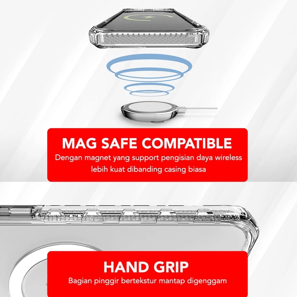 ITSKINS Case iPhone 13 Pro Max / 13 Pro / 13 SUPREME MAGCLEAR Magsafe Clear Casing ProMax - SFI Group 5.0 1 penilaian 3 Terjual - 2