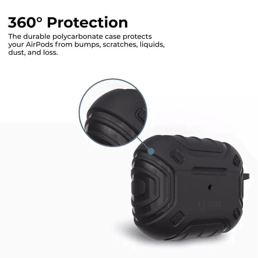 ZAGG Case Airpods Pro 2 - Casing Airpods Pro 2 Apollo Snap - Black/White - SFI Group - 4