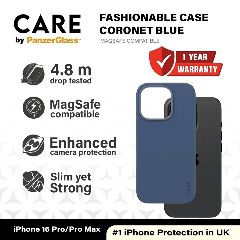 CARE by PanzerGlass MagSafe Case iPhone 16 Pro/Pro Max Fashionable Case | Casing ProMax - SFI Group
