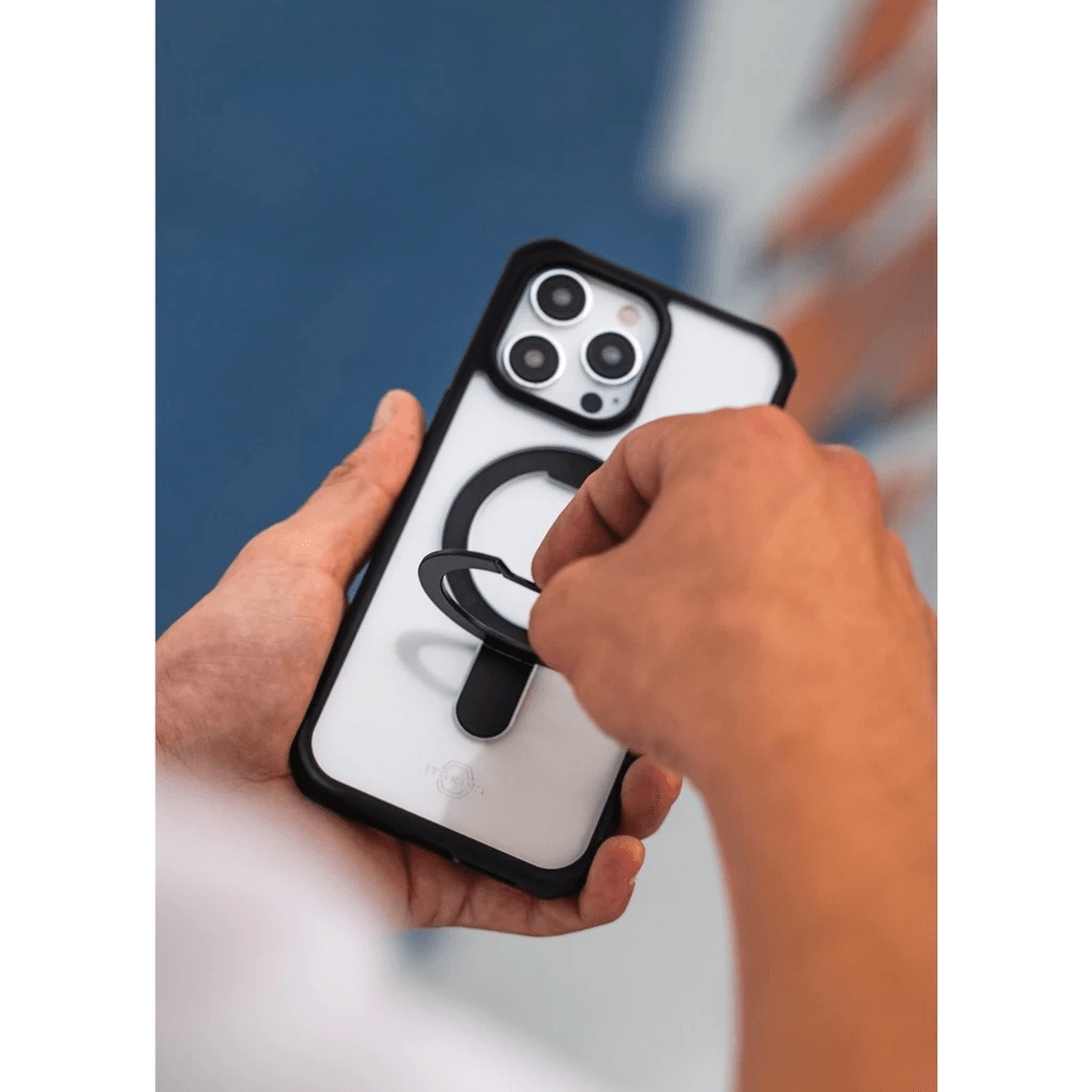 Case iPhone 15 Pro / 15 Pro Max - ITSKINS HYBRID R // STAND Casing Magsafe ProMax - SFI Group - 2