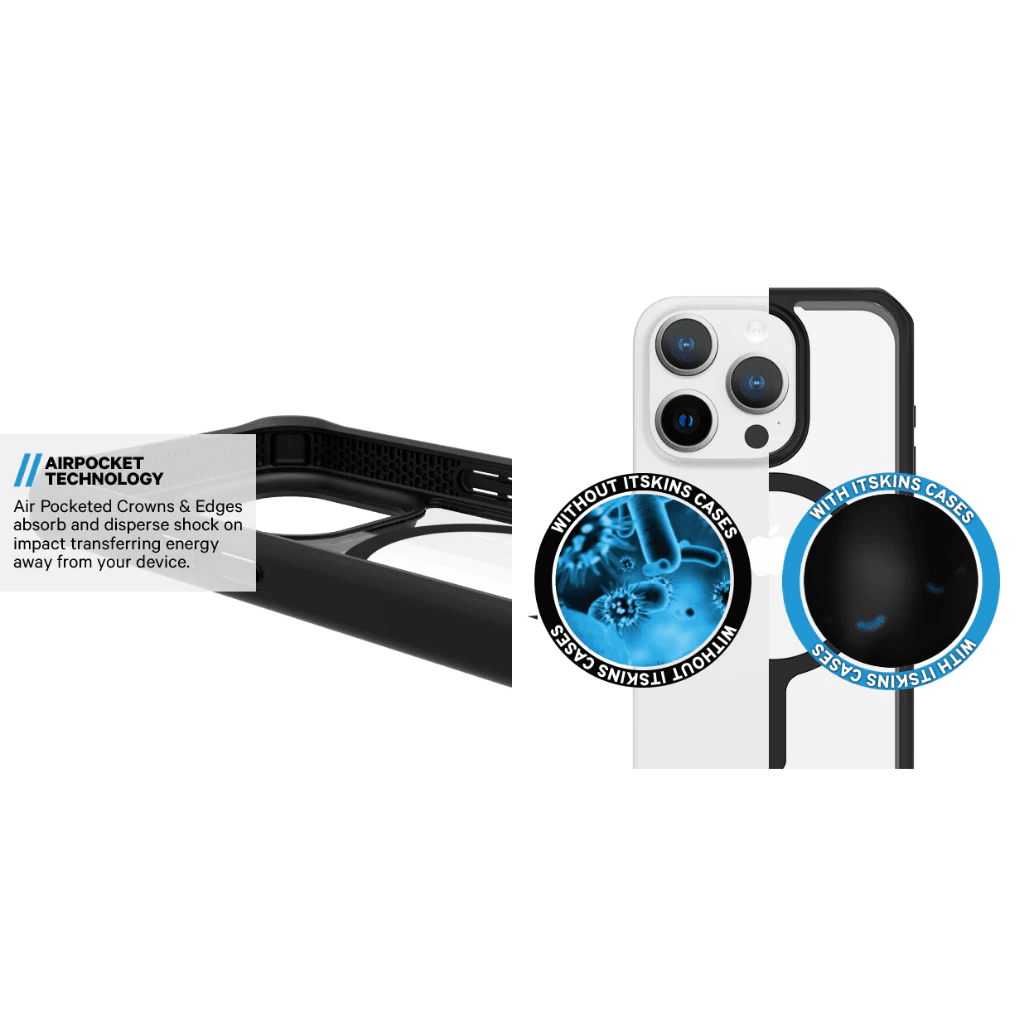 Case iPhone 15 Pro Max / 15 Pro - ITSKINS HYBRID R // SLING 2.0 with Magsafe ProMax - SFI Group - 2
