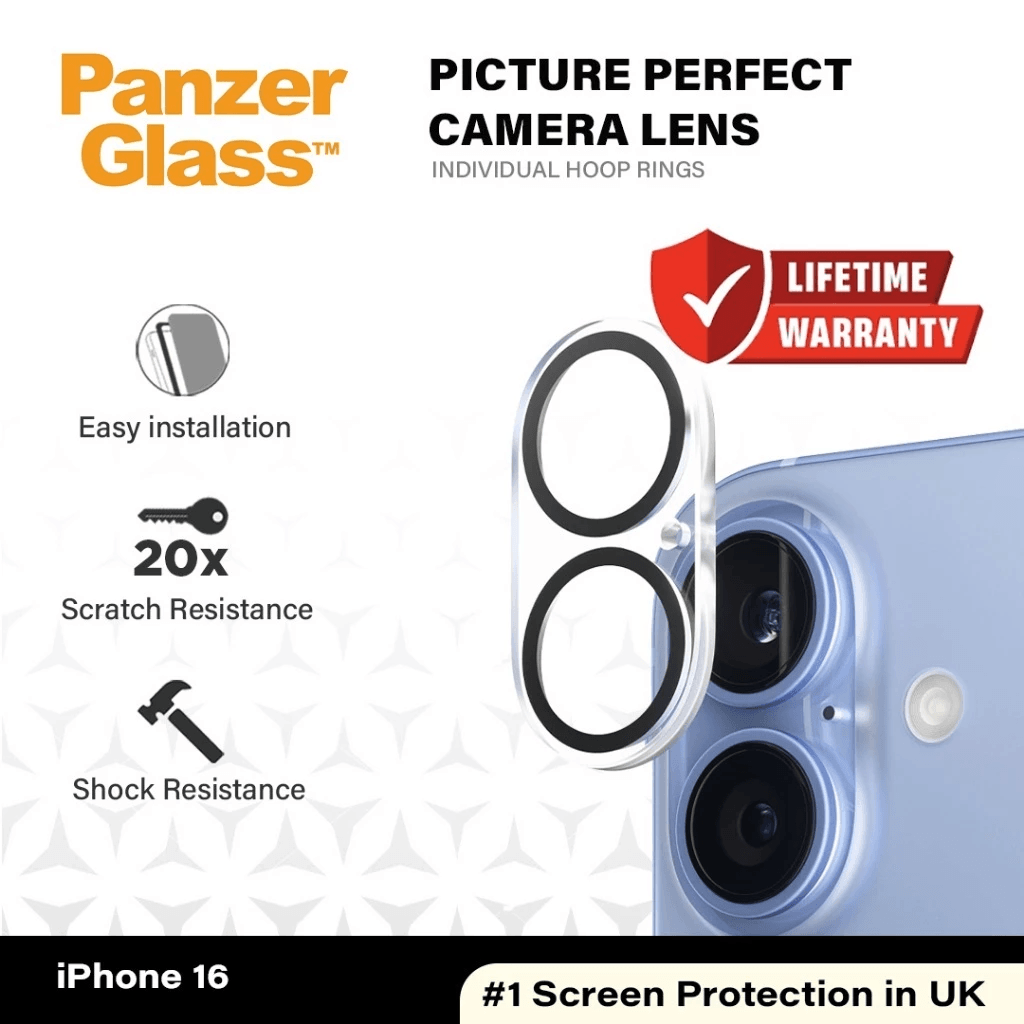 PanzerGlass Picture Perfect Camera Lens Protector (3 Lens) For iPhone 16 | 16 Pro |16 Pro Max | ProMax Pelindung Camera - SFI Group - 2