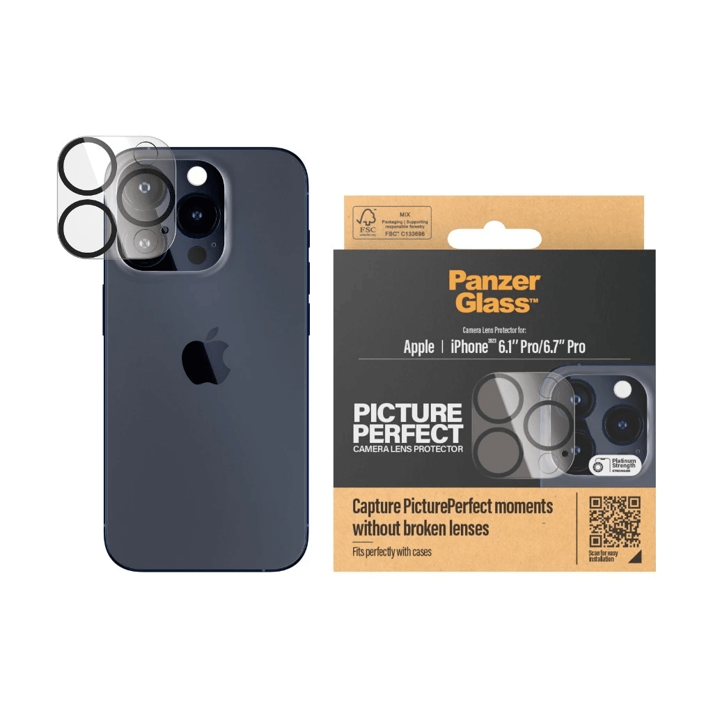 PanzerGlass Picture Perfect Camera Lens Protector (3 Lens) For iPhone 15 Pro | 15 Pro Max | ProMax Pelindung Camera - SFI Group - 3