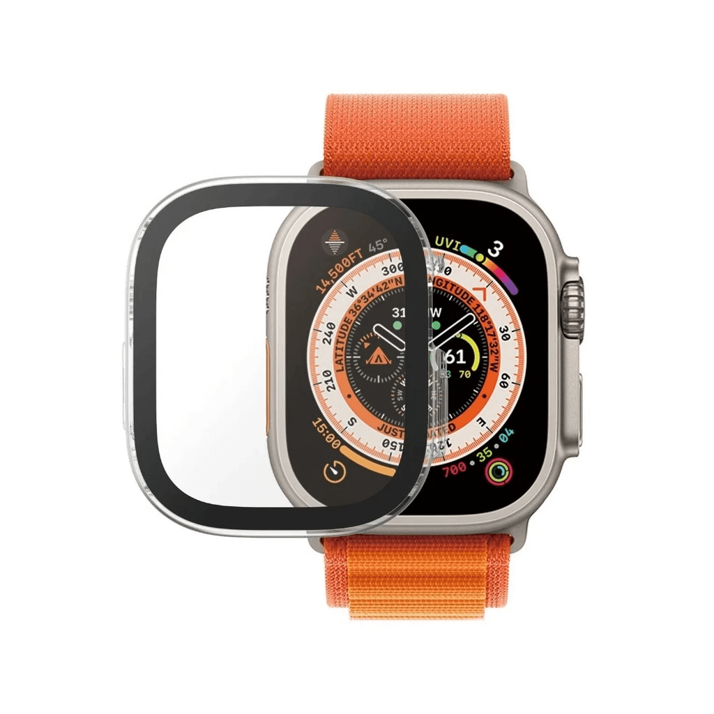 PanzerGlass Screen Protector Apple Watch Full Body With D30 for Ultra | Ultra 2 | Case Apple Watch 49mm Anti Gores Tempered Glass - SFI Group - 4