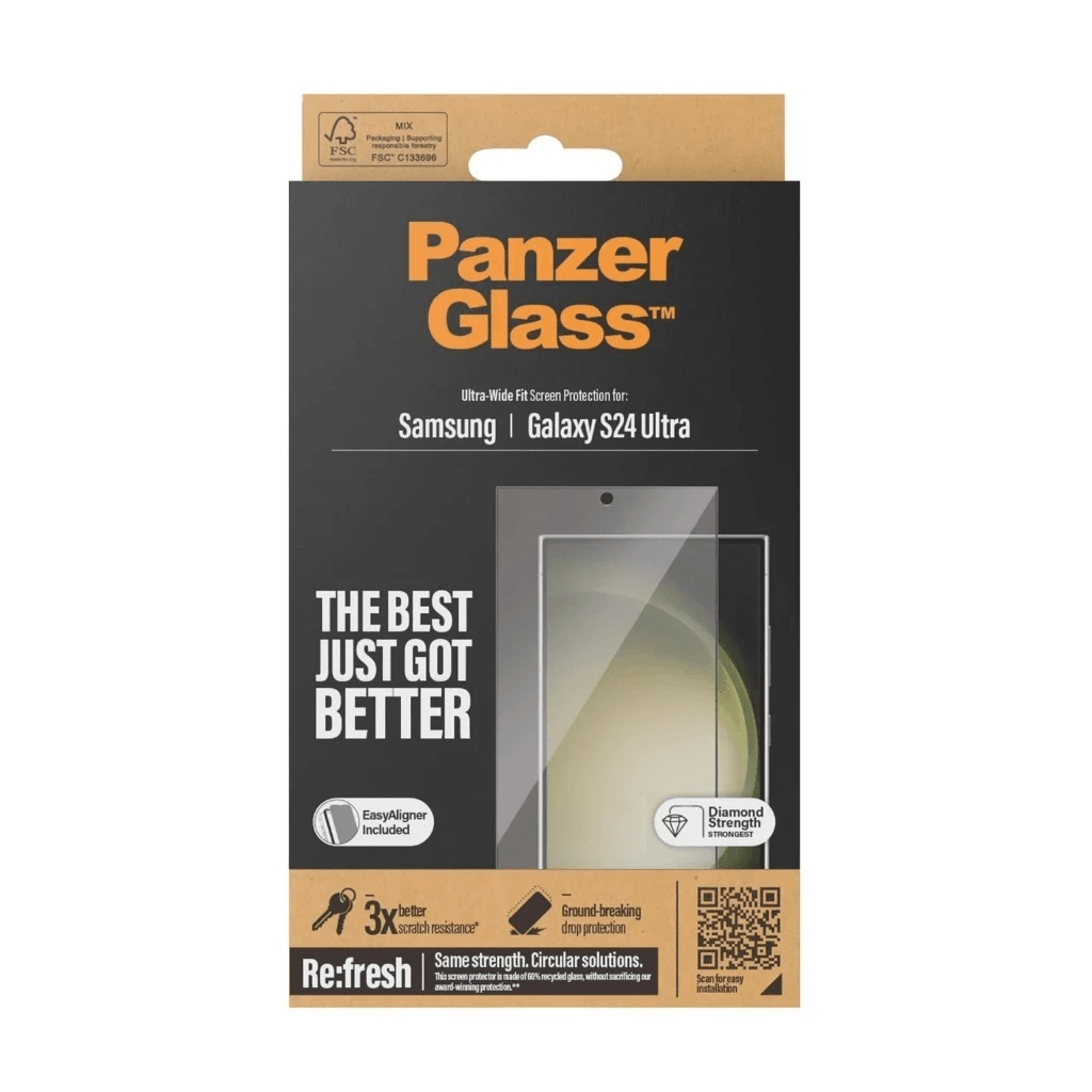 PanzerGlass Ultra Wide Fit | Screen Protector For Samsung S24 Ultra | Tempered Glass Anti Gores - SFI Group - 5