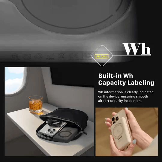 Adam Elements - Vionta GQ1 Q12 Powerbank Magnetic Wireless 10.000 mAH - Power Bank Fast Charging Stand Kickstand 10000 - 5