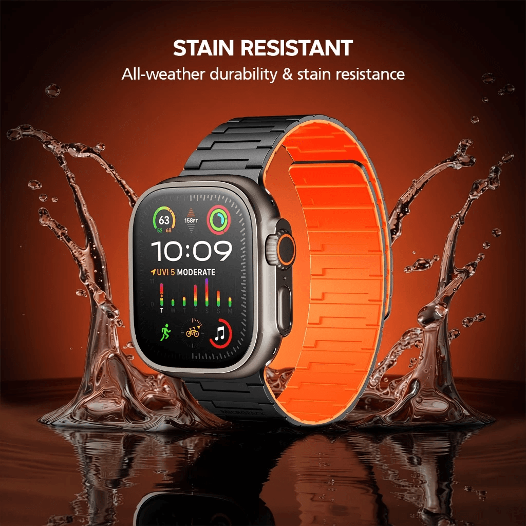 Micropack Magnetic Watch Strap - Stylish & Comfy - Skin Friendly - Dual Color 42 Ultra - MWS-02 - 4