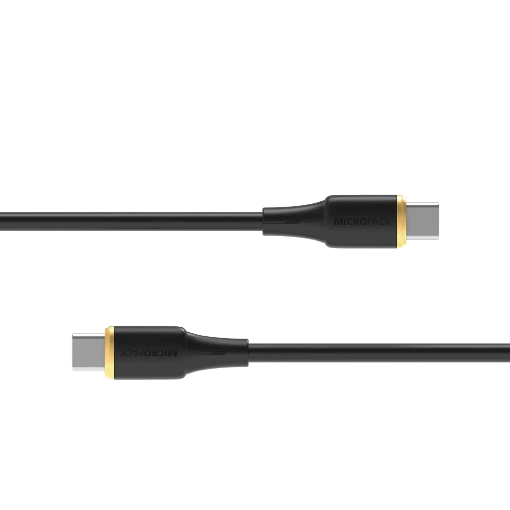 Micropack Cable C to C - Fast Charging & Soft Silicon Cable - 60 Watt - Kabel Charger 1,2 Meter - MC-C60L - SFI Group - 3
