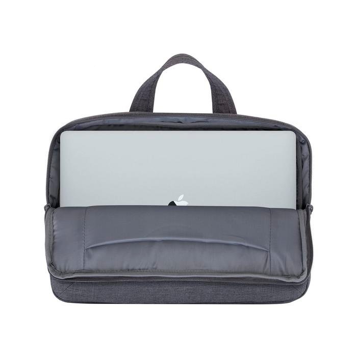 RIVACASE Tas Laptop Selempang Messenger Bag 13.3 Inch Water Resistant | Alpendorf (7520) - Grey | Tas Laptop - 5