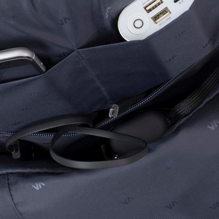 RIVACASE Backpack For Laptop Up To 15.6 Inch - SUZUKA 7760 - Black | Ransel Laptop - 5
