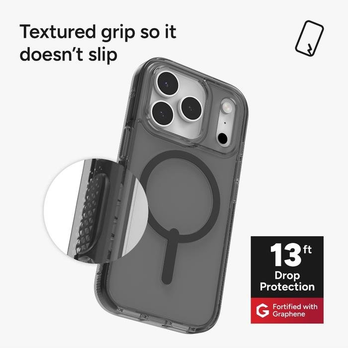 Zagg Case For iPhone 17 / Pro / Pro Max - Santa Cruz - Snap - Midnight Black - Casing HP Iphone 17 - SFI Group - 3