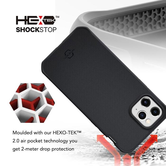 ITSKINS Shock Proof Case for iPhone 12mini Casing Hybrid Ballistic Black - SFI Group - 4