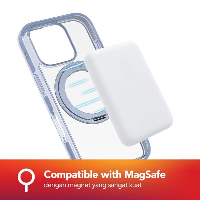 ZAGG Case Magsafe For iPhone 15 Pro/15 Pro Max Casing Snap Essential Clear - SFI Group - 5