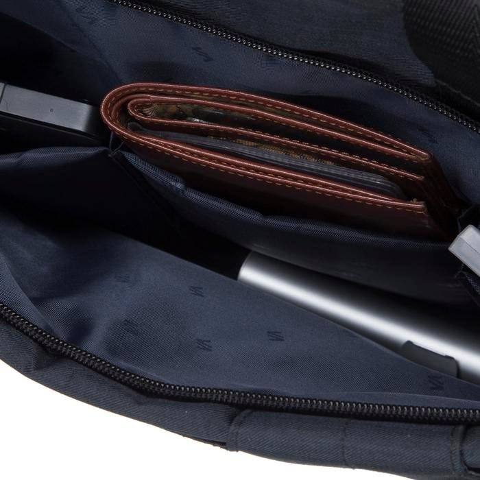 RIVACASE Waterproof Messenger Biscayne Tas Selempang Laptop 15.6 inch/Macbook 16 inch - Black (8335) - 5