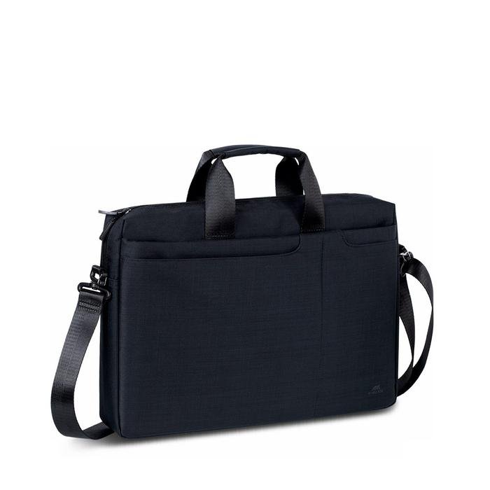 RIVACASE Waterproof Messenger Biscayne Tas Selempang Laptop 15.6 inch/Macbook 16 inch - Black (8335) - 2