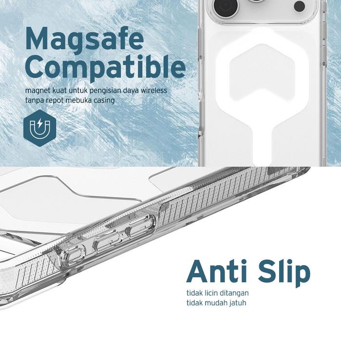 UAG Case For iPhone 17 / 17 Air - Casing iPhone 17 - Plyo MagSafe - Ice/White - SFI Group - 2