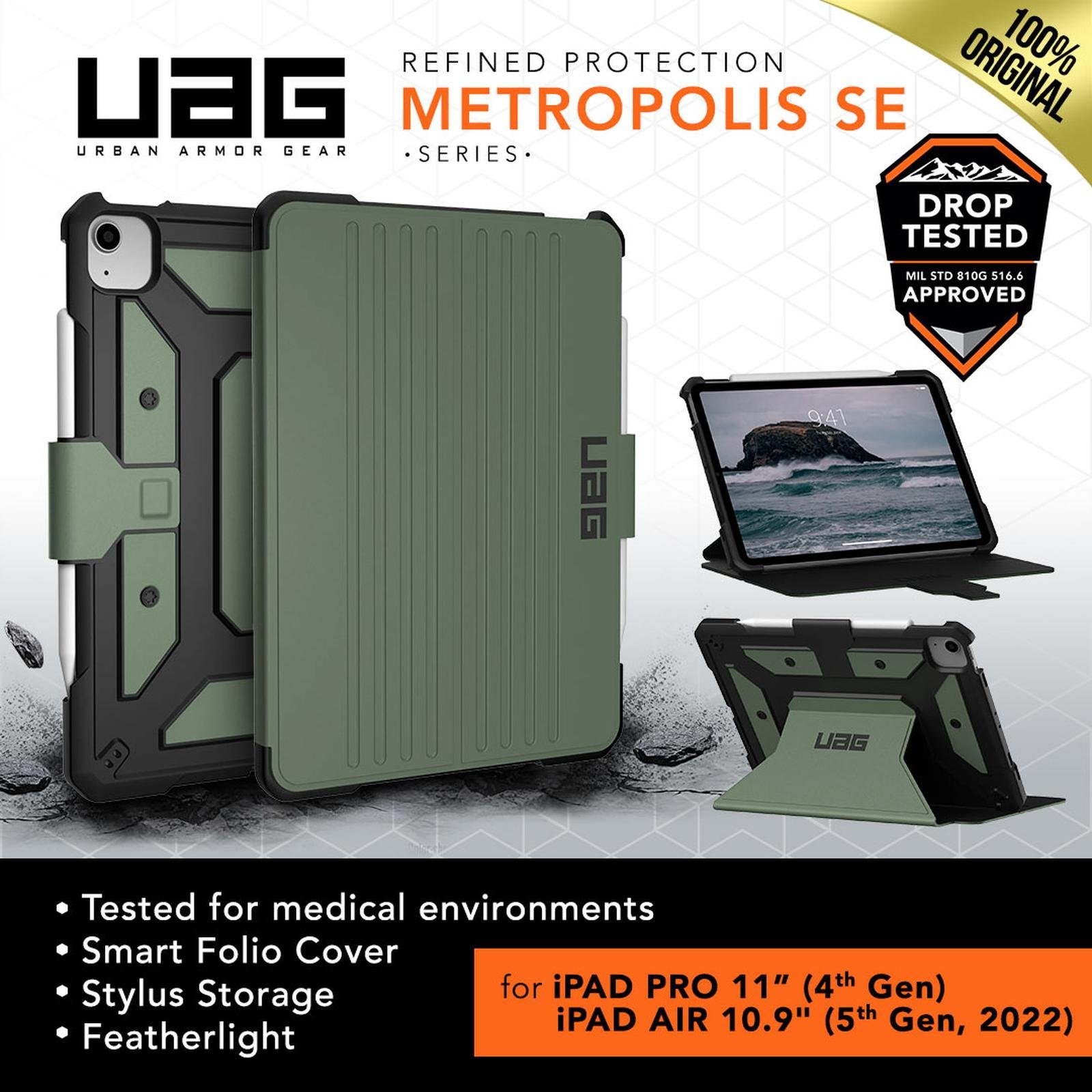 UAG Case For Ipad Pro 11" / Ipad Air 10.9" 5Th Gen - Casing Metropolis SE - SFI Group
