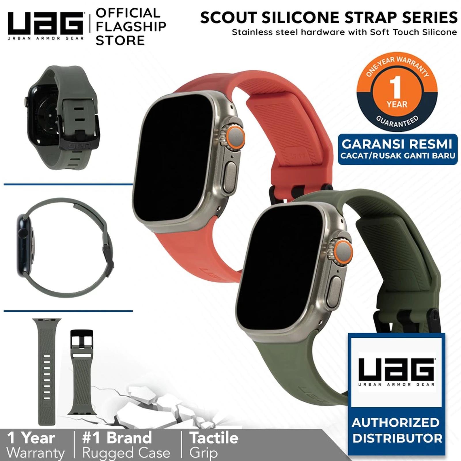 UAG Strap For Apple Watch 44mm/45mm - Ultra - Scout - Tali Jam Tangan Smartwatch - SFI Group