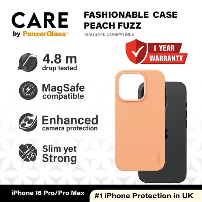 CARE by PanzerGlass MagSafe Case iPhone 16 Pro/Pro Max Fashionable Case | Casing - SFI Group - 3