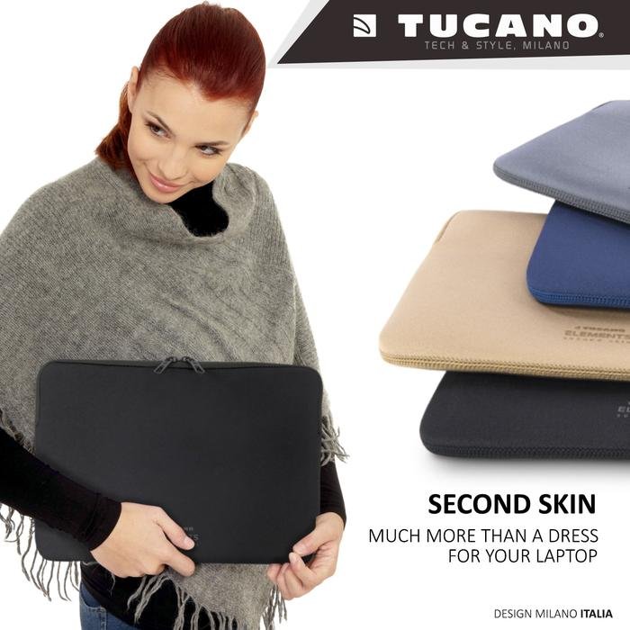 Tucano Sleeve Elements for Laptop/Macbook Pro 15 inch Retina Nero (BF-E-MB15) Tas Case Pelindung Bag Cover Casing - SFI Group - 4