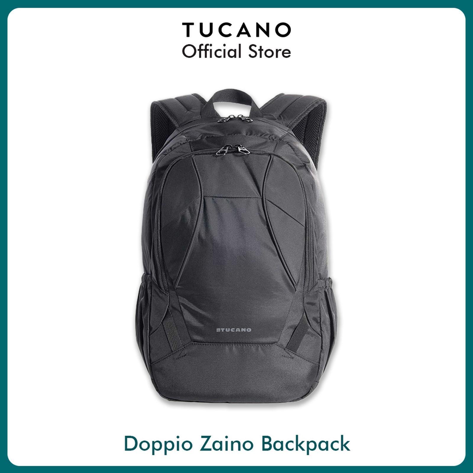 Tucano Backpack Doppio Zaino for Macbook / Laptop Up To 15.6" - Ransel Sekolah | Ransel Pria | Ransel Laptop | Tas Laptop | Tas pria | Tas Travel | Tas kantor | Tas Kerja Pria | Ransel Kantor | Ransel Kerja | Ransel Pria | Ransel Travel - BLUE- SFI Group