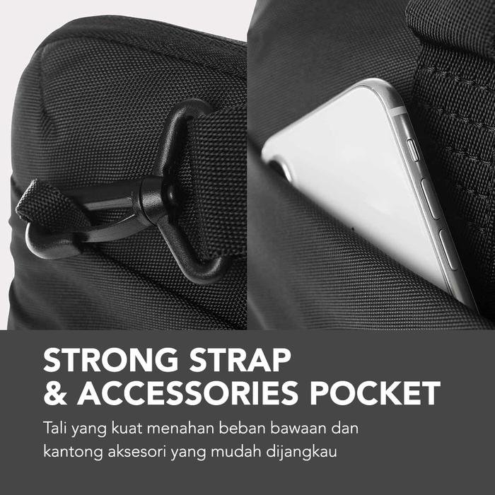 TUCANO MESSENGER FOR LAPTOP 13.3/14 INCH SMILZA BORSA SUPERSLIM - NERO/BLACK (BSM1314-BK) - SFI Group - 3