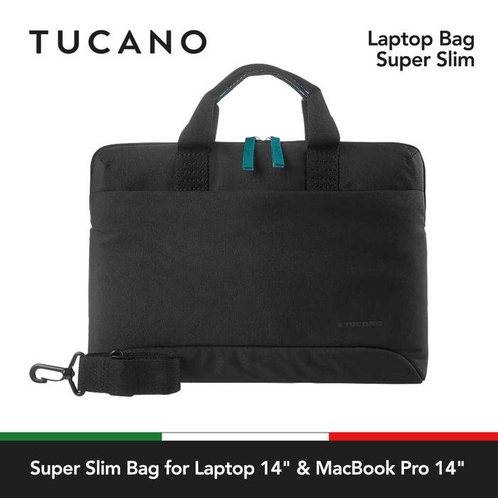 TUCANO MESSENGER FOR LAPTOP 13.3/14 INCH SMILZA BORSA SUPERSLIM - NERO/BLACK (BSM1314-BK) - SFI Group - 5
